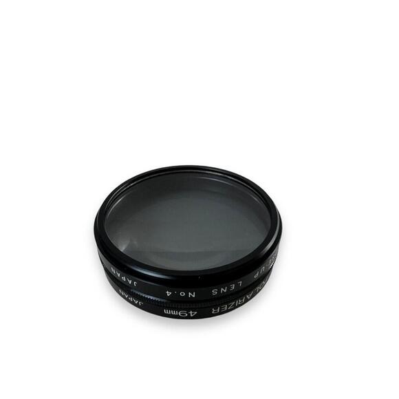 49mm Set of 2 Rokunar Circular Polarizer and vivitar 49 mm close up lens Japan - Picture 3 of 5